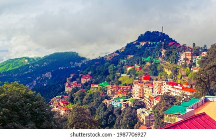 View Of Shimla. Himachal, India