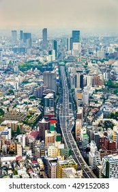 View Of Shuto Expressway 3 In Tokyo, Japan