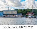 View of Sibelius Hall in Lahti, Finland.