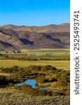 View of Silver Creek Preserve, Nature Conservancy, Idaho