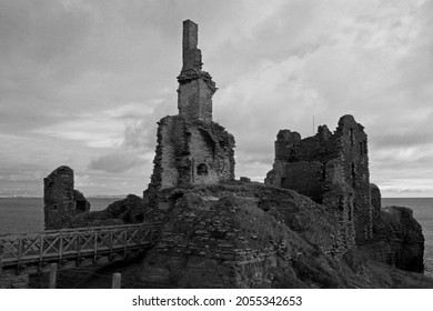 view of sinclair castle in Wick