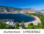 View of Skaha Lake in the Okanagan Valley, Penticton, British Columbia, Canada