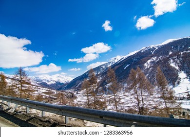 View of Ski resort at Turin, Italy