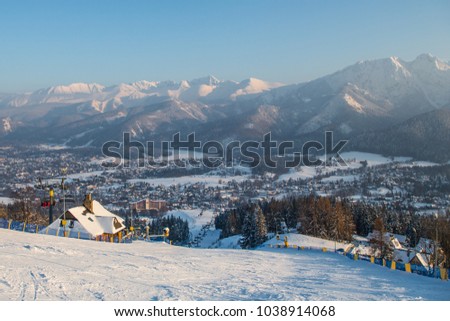 View Ski Resort Zakopane Mount Szymoszkowa Stock Photo Edit Now
