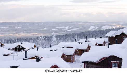 View from a skiing resort