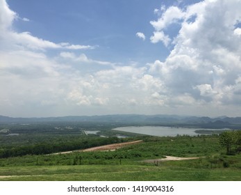 View of the sky and grass