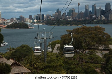 View of the skyline of Sydney from the Taronga ZOO
