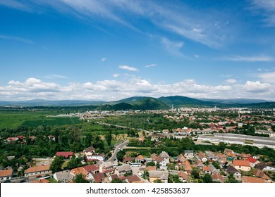 View Of The Small City From The Fortress In Mountains