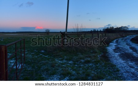 View of snowcloud in winter