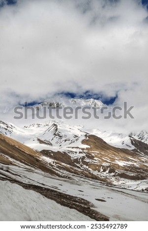 Blick auf die Ötztaler Berge vom Rettenbachgletscher