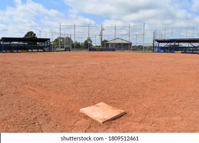 View Of A Softball Field From Second Base