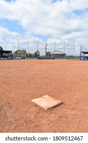 View Of A Softball Field From Second Base