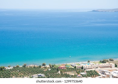 View Of Souda Bay In Crete	