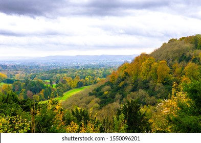 View Of The South Downs In Autumn At Petersfield In Hampshire, England