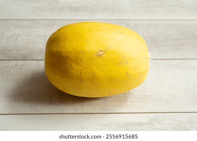 A view of a spaghetti squash.