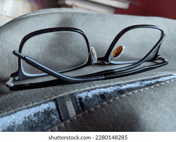 The view of spectacles. Capture of object.