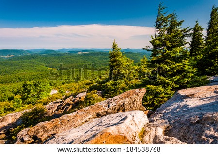 View from Spruce Knob, West Virginia.