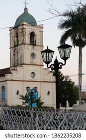 View From The José Martí Square Of The Viñales Church, In Viñales Church, Cuba.