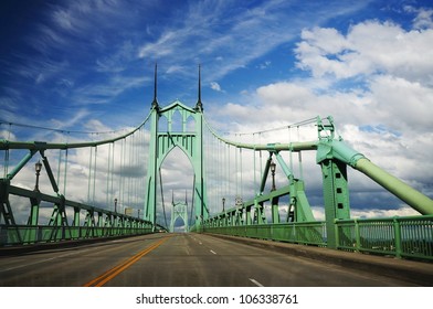 A View Of St Johns Historic Bridge