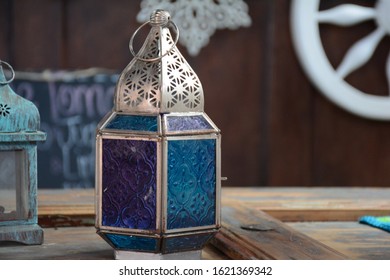 View Stained Glass Candle Holder