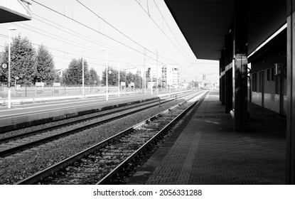 view of the station platforms