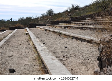 View Of Steps At Thunderbird Park In Glendale Arizona