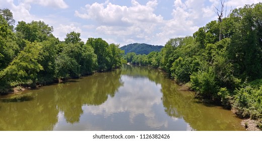 A View Of Stones River From The Stones River Greenway In Nashville, Tennessee