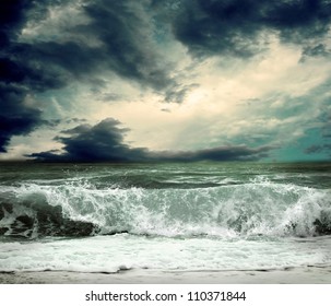 View of storm seascape - Powered by Shutterstock