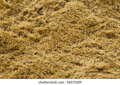 View to straw closeup as background