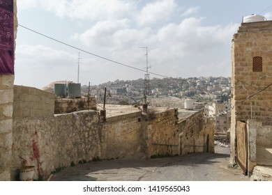 View Of A Street In Bethlehem In Palestine In Israel 