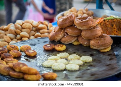 View Of Street Food In Delhi
