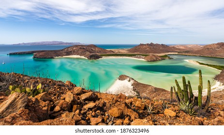 View of stunning bay in Baja California, Mexico