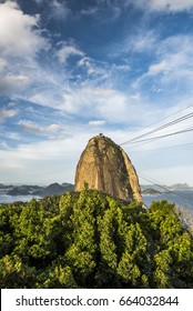 View From The Sugar Loaf Mountain During The Sunset In Rio De Janeiro, Brazil