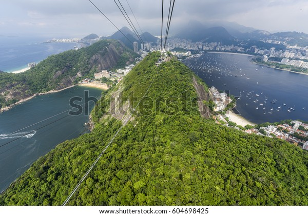 View from the Sugar Loaf Mountain in Rio de\
Janeiro, Brazil