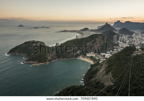View\
from Sugar Loaf mountain in Rio de Janeiro,\
Brazil