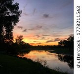 View of the Sugar River at Sunset