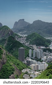 View From The Sugarloaf Mountain (Pão De Açucar) In Rio De Janeiro. Brazil. Cityscape.