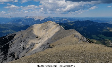 View at the summit of Mount Burke
