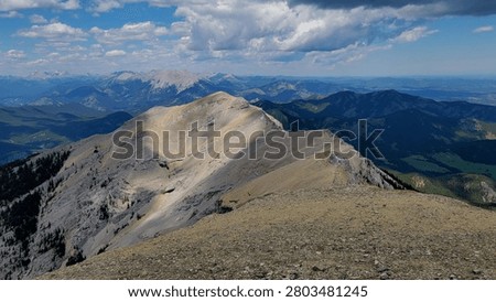 View at the summit of Mount Burke