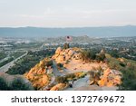 View of the summit of Mount Rubidoux in Riverside, California