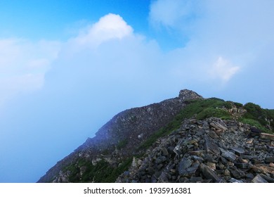 the view of the summit of Mt.kasa, Northern Alps,nagano prefecture,japan