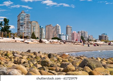 A View Of Sunny West Vancouver Beach.