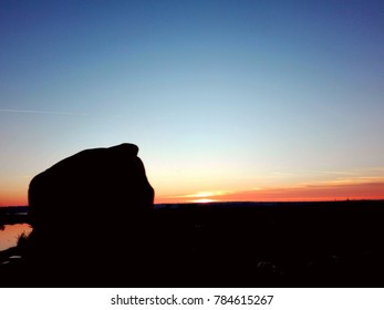 view of sunset