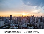 view of Sunset over cityscape