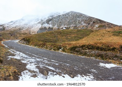 View Of Super Besse Piste, Auvergne, France