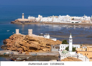 View Of Sur Harbor From A Nearby Fort - Oman