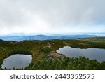 View of Suribachi Pond and Kagami Pond at Mt. Asahidake
Hokkaido scenery