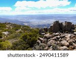 View of the surrounding of Mount Wellington, Tasmania