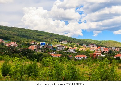 View Of Sveti Vlas Town And The Balkan Mountains In Bulgaria