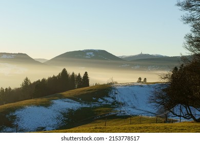 View In The Swiss Jura Mountains